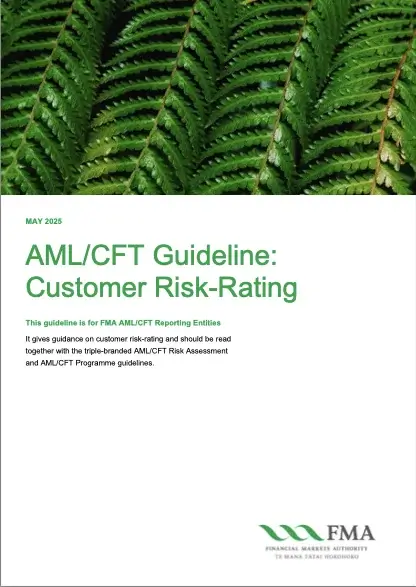 FMA Customer Risk Rating Guideline